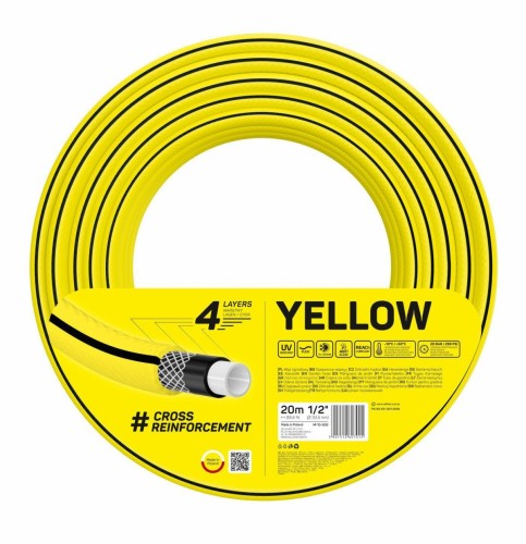 CELLFAST WĄŻ OGRODNICZY  YELLOW 3/4" 30m