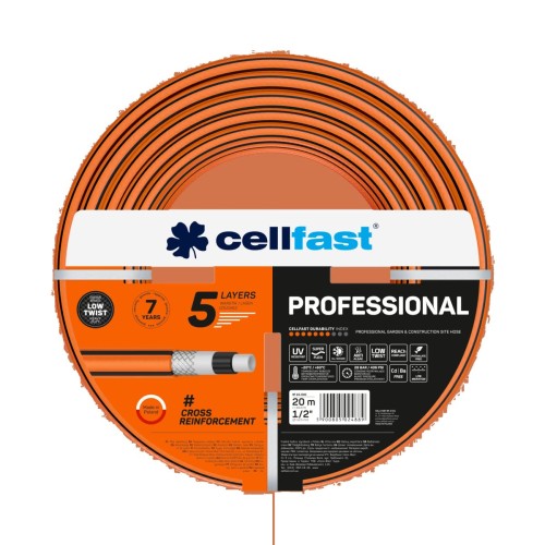 CELLFAST WĄŻ OGRODNICZY PROFESSIONAL 1/2" 50m