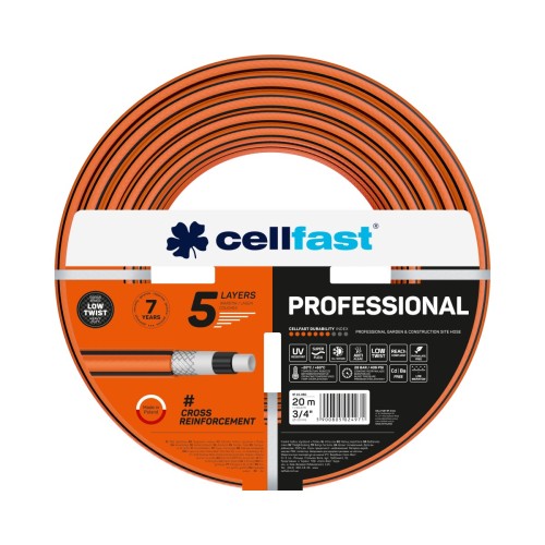 CELLFAST WĄŻ OGRODNICZY PROFESSIONAL 3/4" 20m