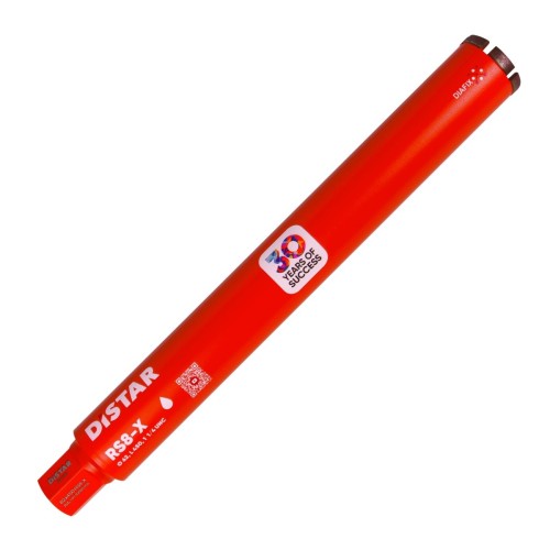 DISTAR KORONA DIAMENTOWA RS8-X 1 1/4"  62mm x 450mm NA MOKRO