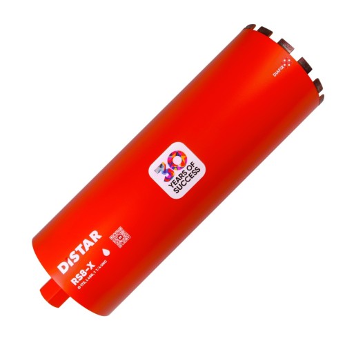 DISTAR KORONA DIAMENTOWA RS8-X 1 1/4" 172mm x 450mm NA MOKRO
