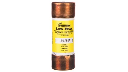 Wkładka bezpiecznikowa LOW-PEAK 21x57mm 3A CLASS J 600V zwłoczna LPJ-25SP /10szt./
