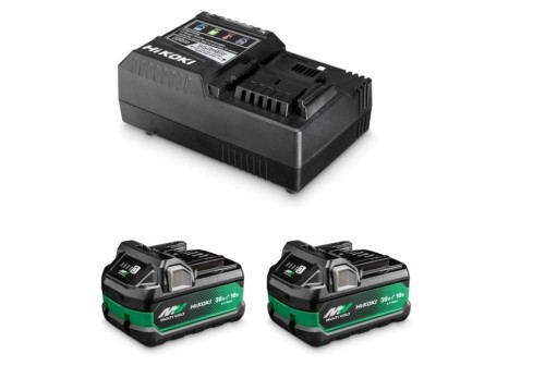 HIKOKI.AKUMULATOR 36V 2,5Ah BSL36A18X 2szt. +ŁADOWARKA UC18YSL3 WHZ