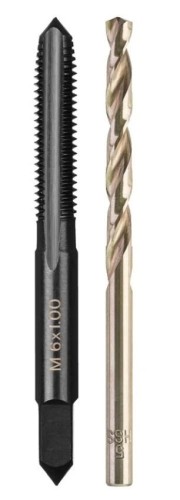 MILWAUKEE GWINTOWNIK M6-1.0mm+WIERTŁO 5.0mm