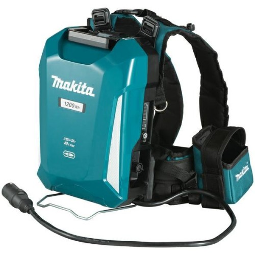 MAKITA PLECAK ZASILAJĄCY 36V 33,5Ah 1200Wh 18Vx2 LXT XGT 40V Max + ADAPTER 2x18V PDC CONNECT