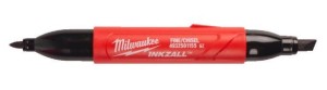 MILWAUKEE MARKER INKZALL™ 2W1 ŚCIĘTA KOŃCÓWKA, CIEŃKA KOŃCÓWKA
