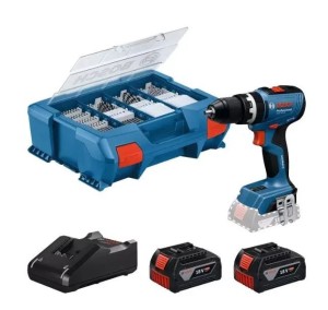 BOSCH WKRĘTARKA UDAROWA 18V GSB 18V-65 2x4,0Ah 63/31Nm L-CASE