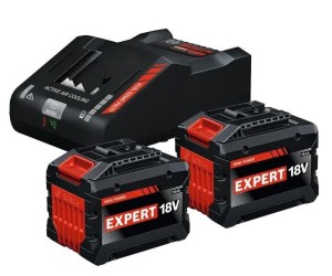 BOSCH AKUMULATOR 18V 15,0Ah EXPERT 2szt. + ŁADOWARKA EXAL 18V-160