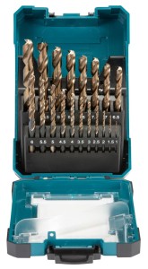 MAKITA ZESTAW WIERTEŁ DO METALU HSS M-FORCE 19szt.