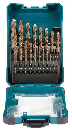 MAKITA ZESTAW WIERTEŁ DO METALU HSS M-FORCE 19szt.