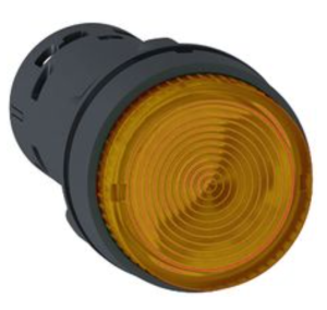 Przycisk sterowniczy 22mm żółty z samopowrotem z podświetleniem 1Z 1R XB7NW38B1