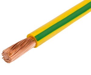 Przewód instalacyjny H07V-K (LgY) 6 żółto-zielony /100m/
