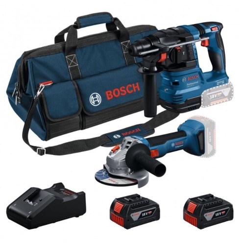 BOSCH ZESTAW COMBO 18V (GWS 18V-8, GBH 18V-22) 2x4,0Ah TORBA