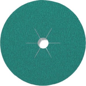 KLINGSPOR FIBRA KRĄŻEK   125 gr. 80 CS570 /25szt INOX, CYRKONOWA.