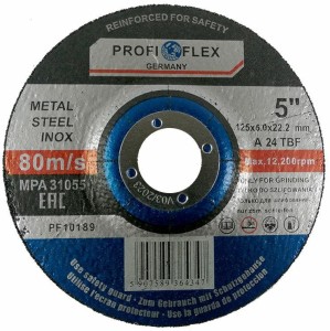 SILVER TARCZA DO SZLIFOWANIA METALU 125*6,0mm PROF I