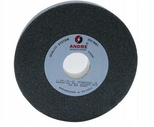 ANDRE ŚCIERNICA PŁASKA 150mm x 20mm x 32mm 98C60K7VC01-35 CZARNA "TYP 1"