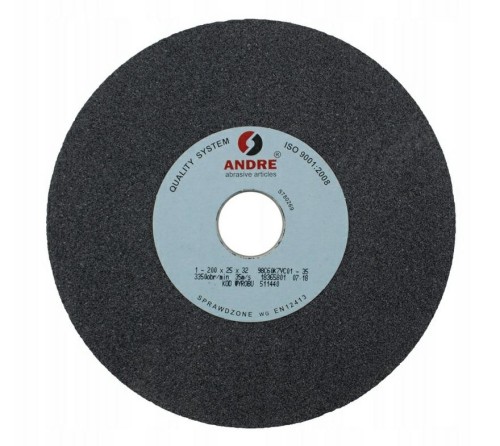ANDRE ŚCIERNICA PŁASKA 200mm x 25mm x 32mm 98C60K7VC01-35 CZARNA "TYP 1"