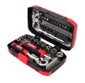 AWTOOLS ZESTAW KLUCZY   38el. 1/4" BLACK LINE