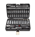 AWTOOLS ZESTAW KLUCZY   63el. 1/4" BLACK LINE