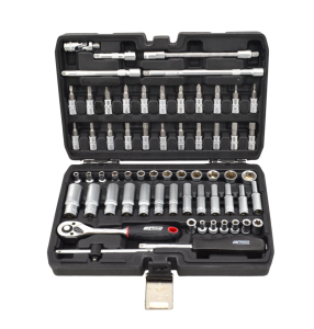 AWTOOLS ZESTAW KLUCZY   63el. 1/4" BLACK LINE