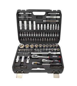 AWTOOLS ZESTAW KLUCZY  144el. 1/2" / 1/4" BLACK LINE