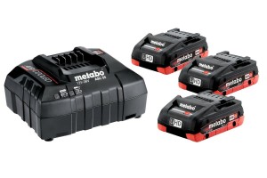 METABO AKUMULATOR 18V  4,0Ah LIHD 3szt. + ŁADOWARKA ASC 55