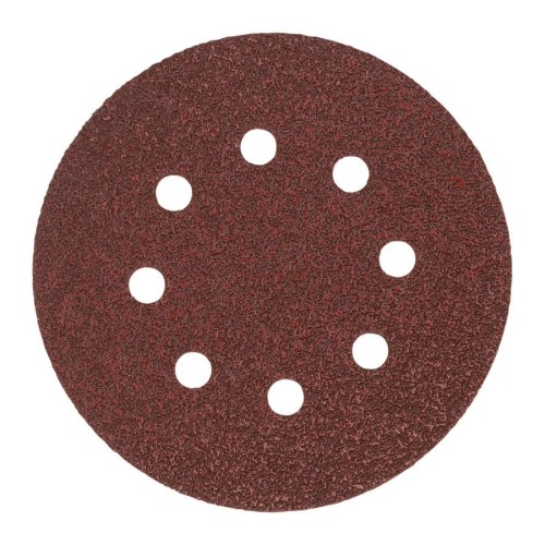 MILWAUKEE KRĄŻEK ŚCIERNY 125mm 8 OTWORÓW P120 /50 szt.