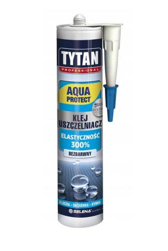 TYTAN KLEJ MONTAŻOWY BEZBARWNY AQUA PROTECT 280ml PROFESSIONAL