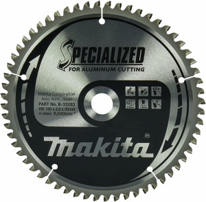 MAKITA PIŁA TARCZOWA  190x20x60z SPECJALIZED ALUMINIUM