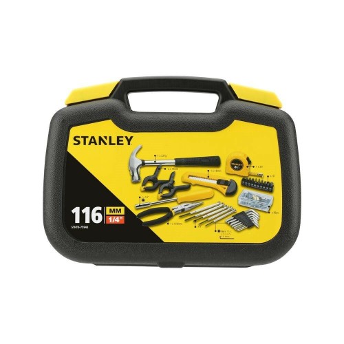 STANLEY ZESTAW NARZĘDZI  116el. W KASECIE