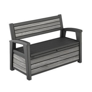 KETER ŁAWKA DECO GARDEN BENCH 227 L STORM GREY
