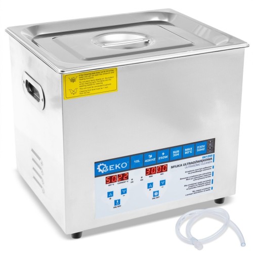 GEKO MYJKA ULTRADŹWIĘKOWA 250W 10L