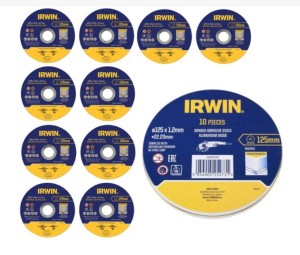 IRWIN TARCZA DO METALU PŁASKA 125mm x 1,2mm x 22,23mm /10szt.