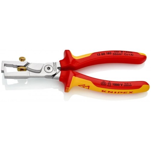 KNIPEX SZCZYPCE DO ŚCIĄGANIA IZOLACJI VDE 180mm STRIX