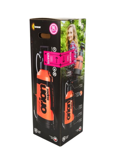 KWAZAR.OPRYSKIWACZ ORION SUPER NEW  9l + PRZYŁĄCZE 3 RZĘDOWE