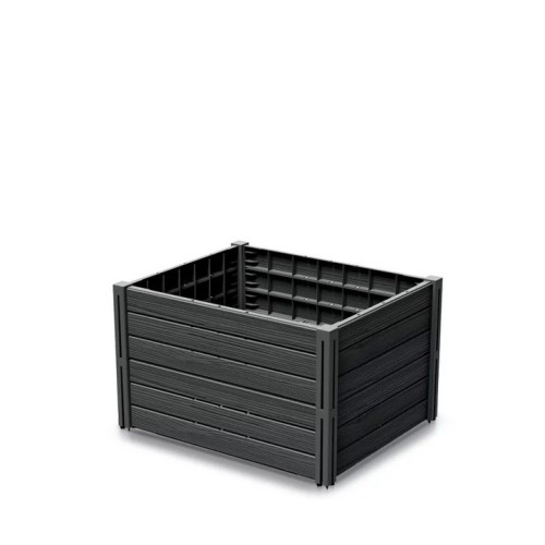 PROSPERPLAST WARZYWNIAK-RABATA OGRODOWA BASE PLANET 75,6x61,8x46cm ANTRACYT
