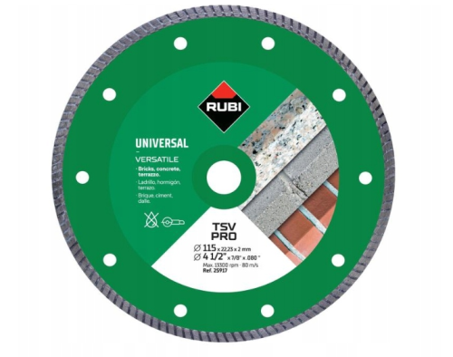 RUBI TARCZA DIAMENTOWA TSV 115 PRO
