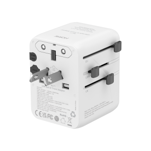 MORRE ADAPTER PODRÓŻNY GaN III 45W, 3×USB-C + 2×USB-A, PD + QC
