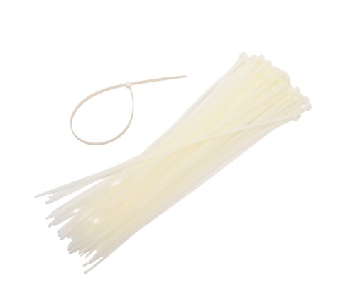 AWTOOLS OPASKA PLASTIK BIAŁA 3,6x200/100szt.