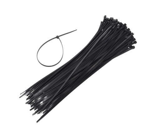 AWTOOLS OPASKA PLASTIK CZARNA 4,8x200/100szt.
