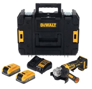 DEWALT SZLIFIERKA KĄTOWA  125mm 18V DCG404S2T 2x3,5Ah BL