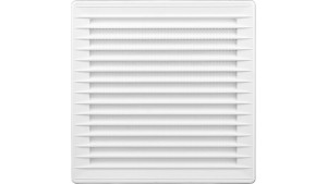 Kratka z siatką 170x170 średnica 100 biały 02-246