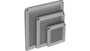 Kratka z zaślepkami 200x200 szary 02-320