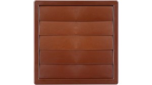 Kratka z żaluzją 170x170 średnica 120 brąz 02-306