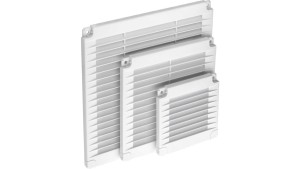 Kratka z zaślepkami 300x300 biała 02-326