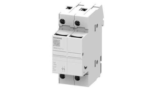 Podstawa bezpiecznikowa do wkładek cylindrycznych 1038 mm 32A 2P 3NW7023-2