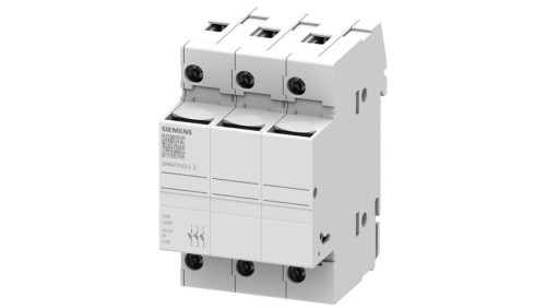 Podstawa bezpiecznikowa do wkładek cylindrycznych 1038 mm 32A 3P 3NW7033-2