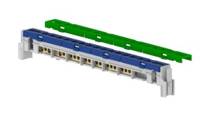 Zespół listwy MSF/Elegant 1x12 (1xkaseta, PE+N 10x10mm2+2x16mm2, 2xnakładka) 0928-01