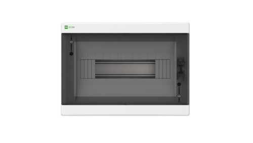 Rozdzielnica modułowa ELEGANT 1x12 PE+N podtynkowa IP40 PE+N drzwi dymny 2434-01