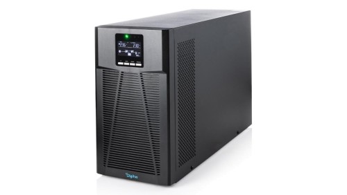Zasilacz awaryjny UPS Online Tower 19 LCD 2000VA/2000W 4x12V/9Ah 8xC13 1xC14 USB RS232 RJ45 GŁ.460mm DN-170131